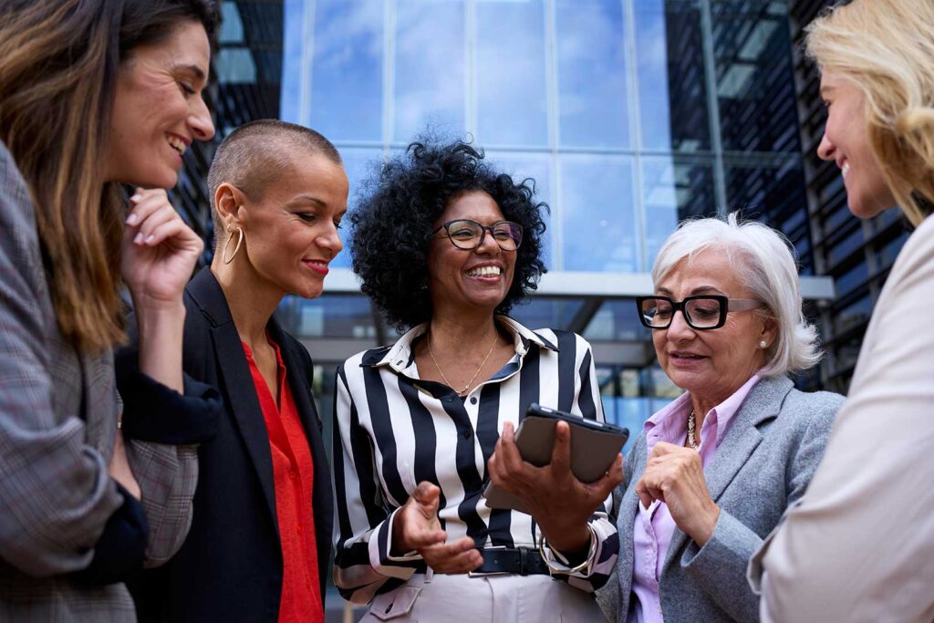 group of women photo