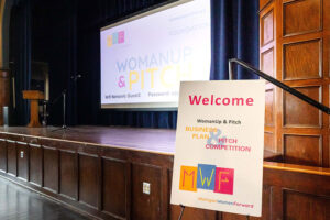 womanup and pitch event photo