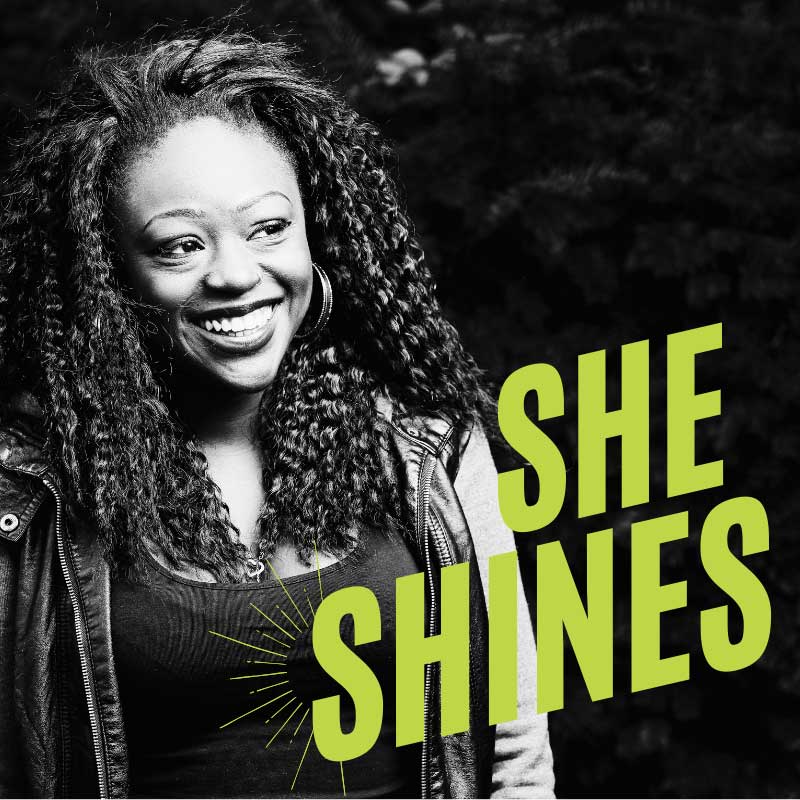 she shines woman promo image